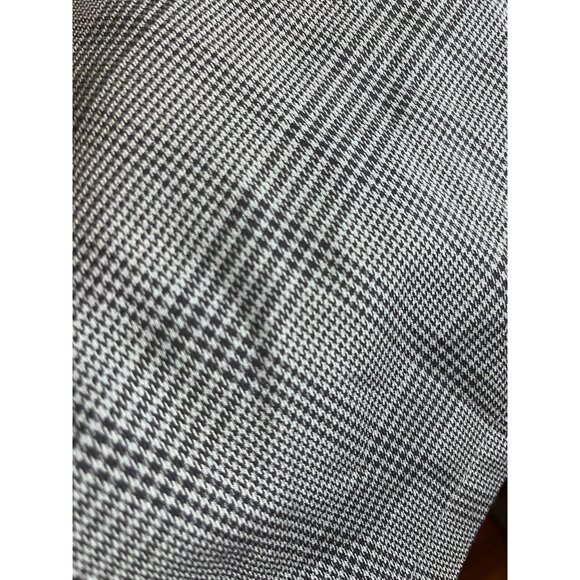 Gap Plaid Pull On Pant M Gray Wide Leg Check Academia Preppy Classic Chic Boho - Picture 7 of 11